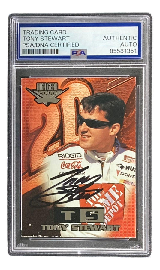 Tony Stewart Signed 2000 High Gear Promo #1 (PSA)