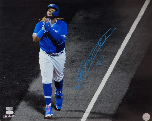 Vladimir Guerrero Jr. Signed (JSA) 16×20 Photo (JSA COA & USA SM Hologram)