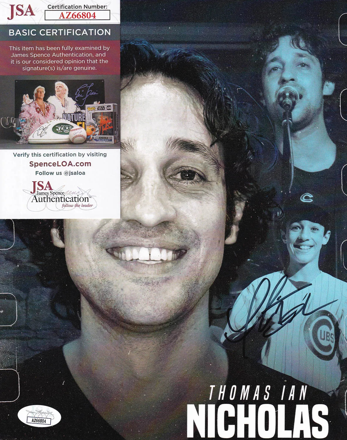 Thomas Ian Nicholas Signed 8×10 Photo (JSA COA) - Rookie of the Year