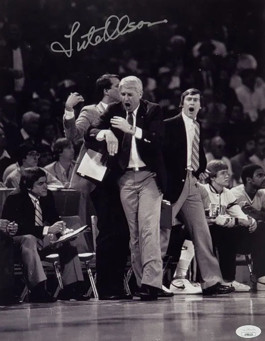 Lute Olson Signed 11×14 Photo (JSA COA)