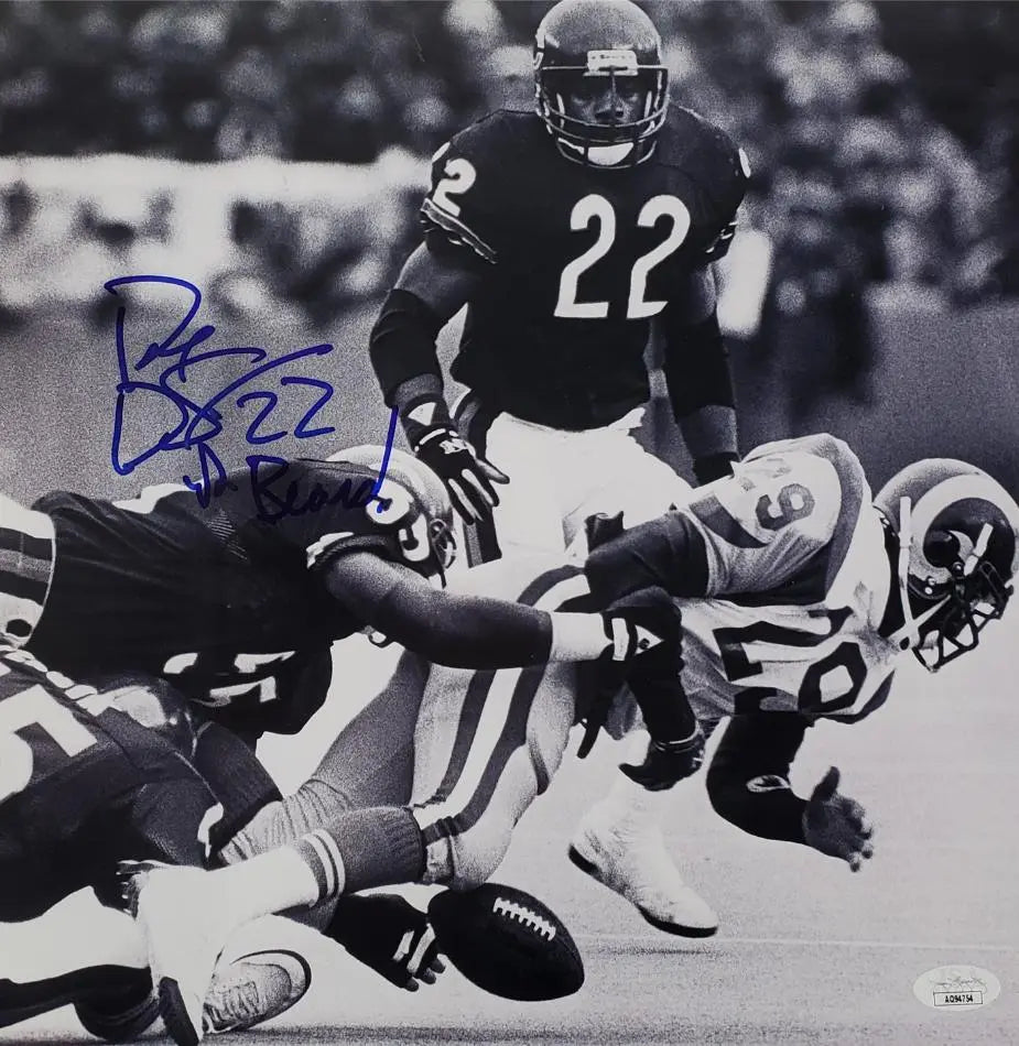 Dave Duerson “Da Bears” Signed Chicago Bears 12×12 Photo (JSA COA)