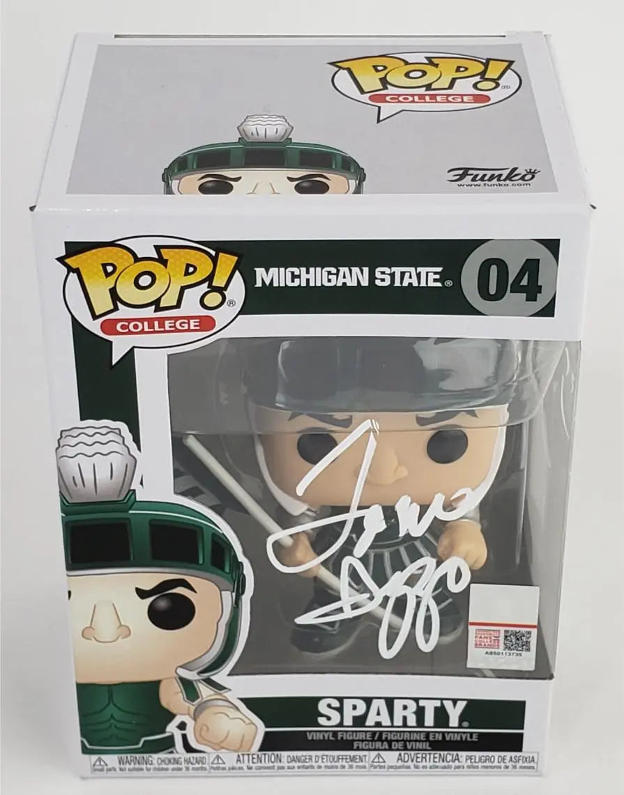 Tom Izzo Signed (JSA COA) Michigan State Spartans Funko Pop Doll