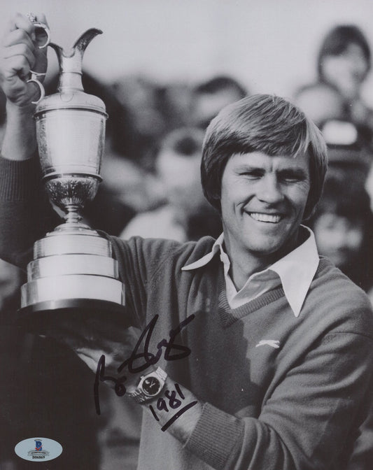 Bill Rogers Signed 8x10 Photo Inscribed "1981" (Beckett)