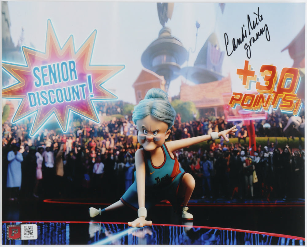 Candi Milo Signed "Space Jam: A New Legacy" 8x10 Photo Inscribed "Granny" (PA) - Voice of Granny