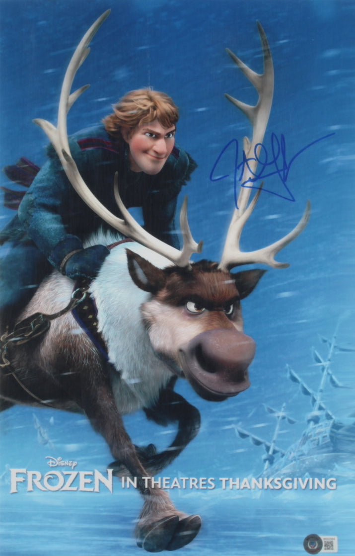 Jonathan Groff Signed "Frozen" 11x17 Photo (Beckett) - Kristoff