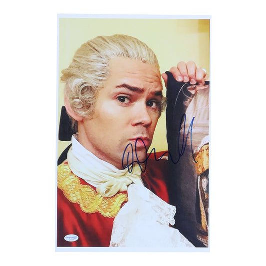 Andrew Rannells Signed "Hamilton" 11x17 Photo (ACOA) - King George III