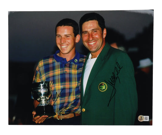 Jose Maria Olazabal & Sergio Garcia Signed (Beckett) 11x14 Photo