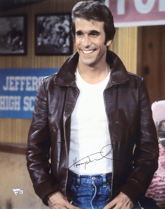Henry Winkler Signed (Fanatics) "Happy Days" 16x20 Photo - Fonzie