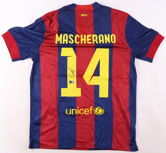 Javier Mascherano Signed Barcelona Jersey (Beckett) - FC Barcelona