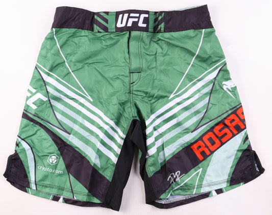 Raul Rosas Jr. Signed Venum Trunks (PSA) - PSA In-The-Presence