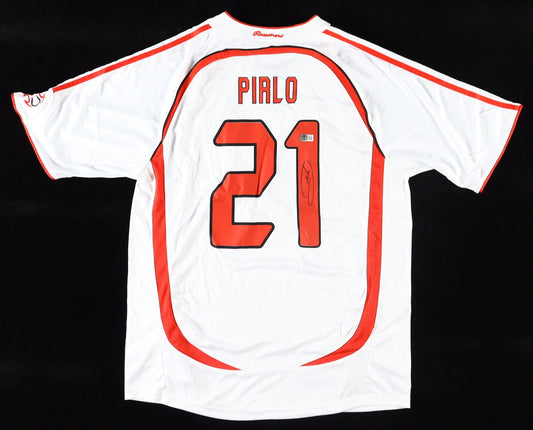 Andrea Pirlo Signed AC Milan Adidas Authentic Jersey (Beckett)