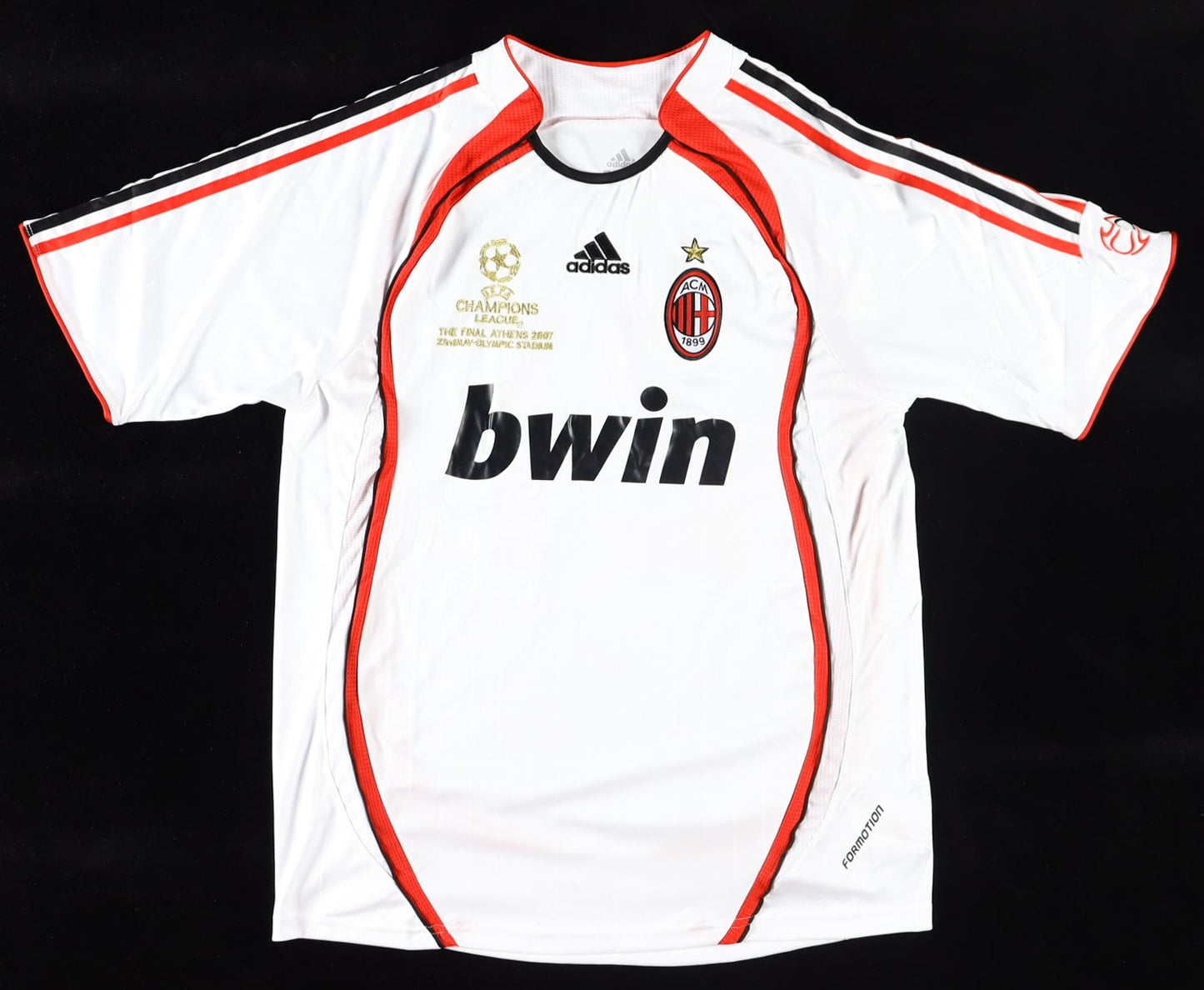 Andrea Pirlo Signed AC Milan Adidas Authentic Jersey (Beckett)