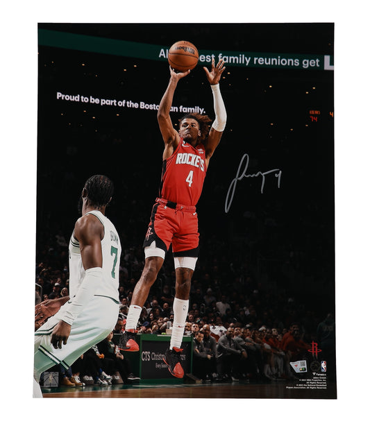 Jalen Green Signed Rockets 16x20 Photo (Fanatics)