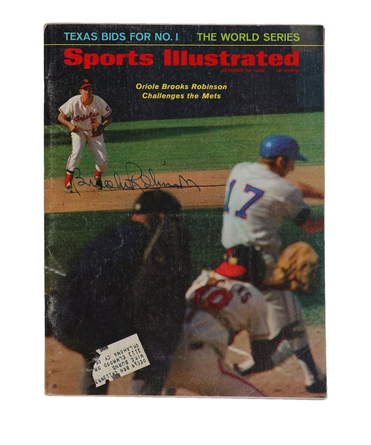 Brooks Robinson Signed 1969 Sports Illustrated Magazine (JSA)