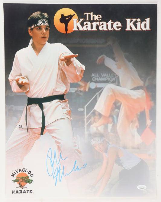 Ralph Macchio Signed (JSA) "The Karate Kid" 16x20 Photo - JSA Witnessed