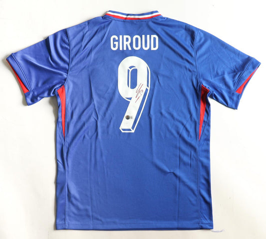 Olivier Giroud Signed (Beckett) Team France Authentic Nike Jersey