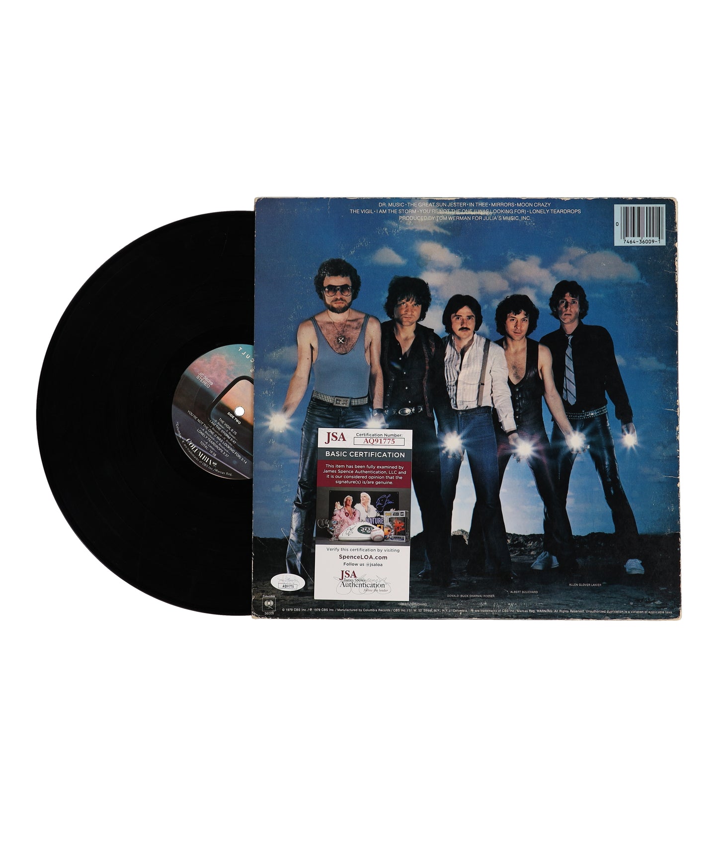 Eric Bloom & Buck Dharma Signed (JSA) "Mirrors" Vinyl Record Album - Blue Oyster Cult