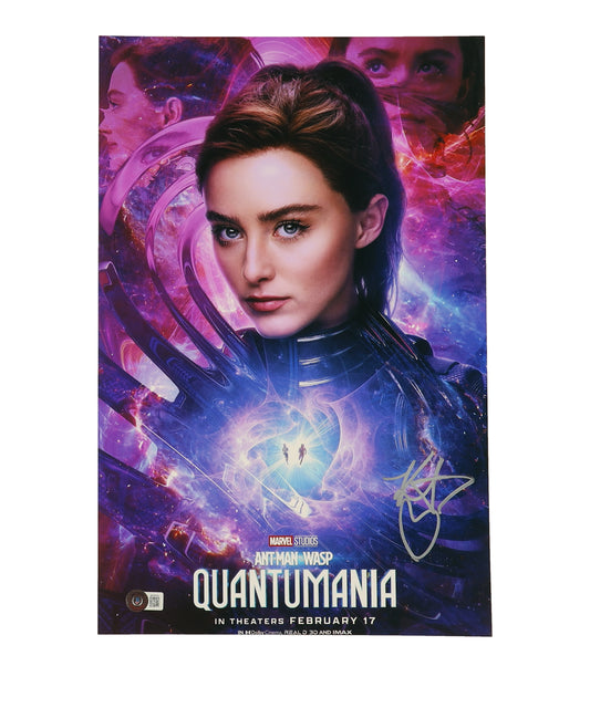 Kathryn Newton Signed (Beckett) "Ant-Man and the Wasp: Quantumania" 11x17 Photo - Cassandra Lang