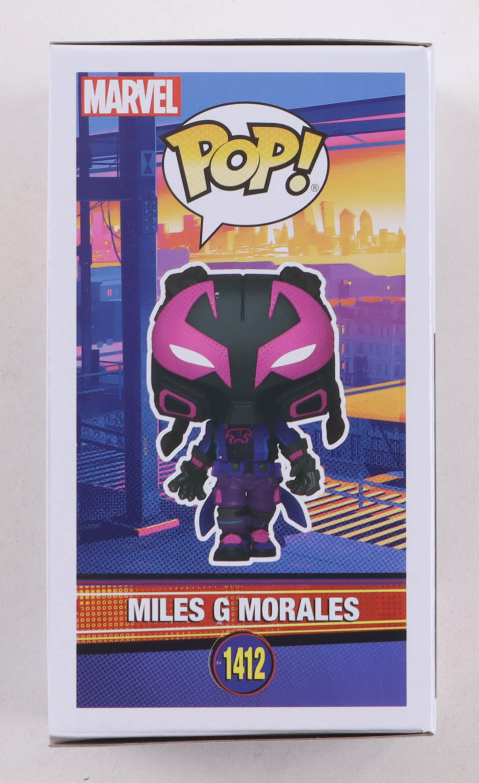 Jharrel Jerome Signed (ACOA) "Spider-Man: Across The Spider-Verse" #1412 Miles G Morales Funko Pop! Vinyl Figure - Miles G. Morales