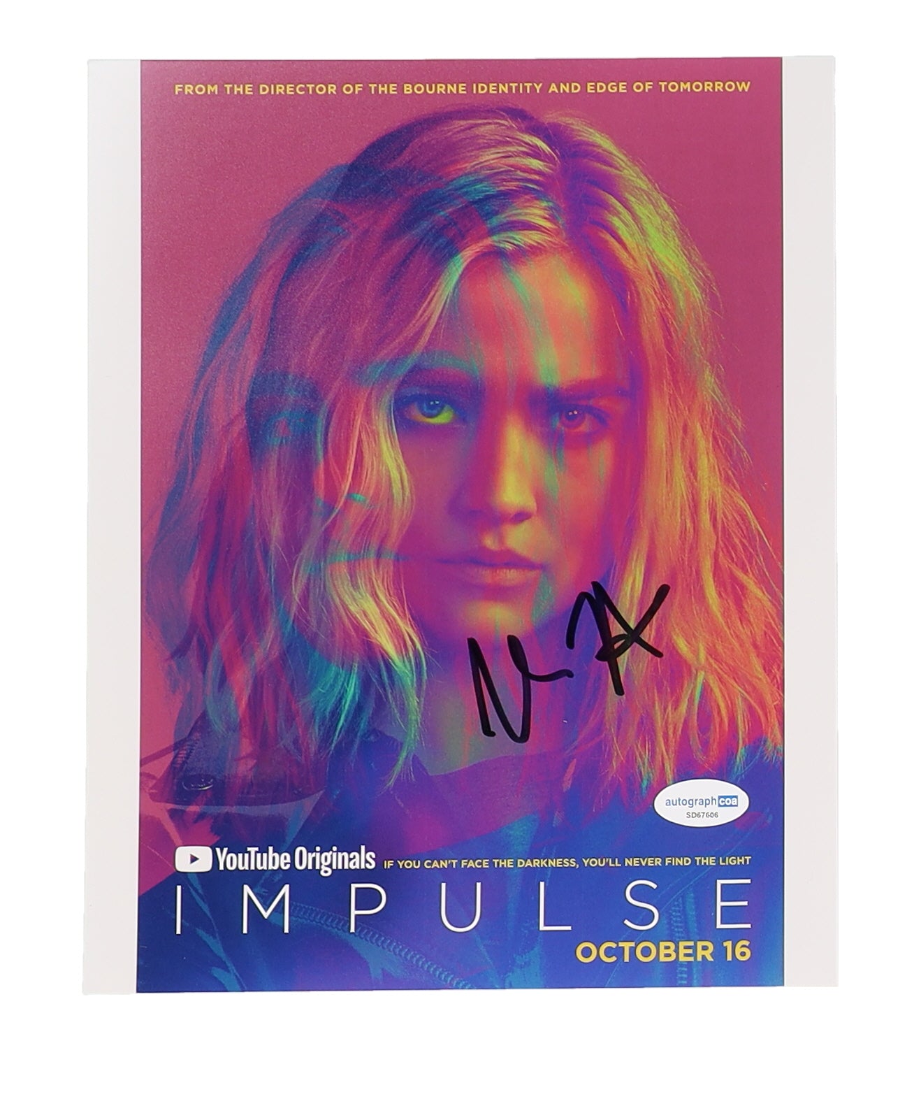 Maddie Hasson Signed "Impulse" 8x10 Photo (ACOA) - Henrietta "Henry" Coles