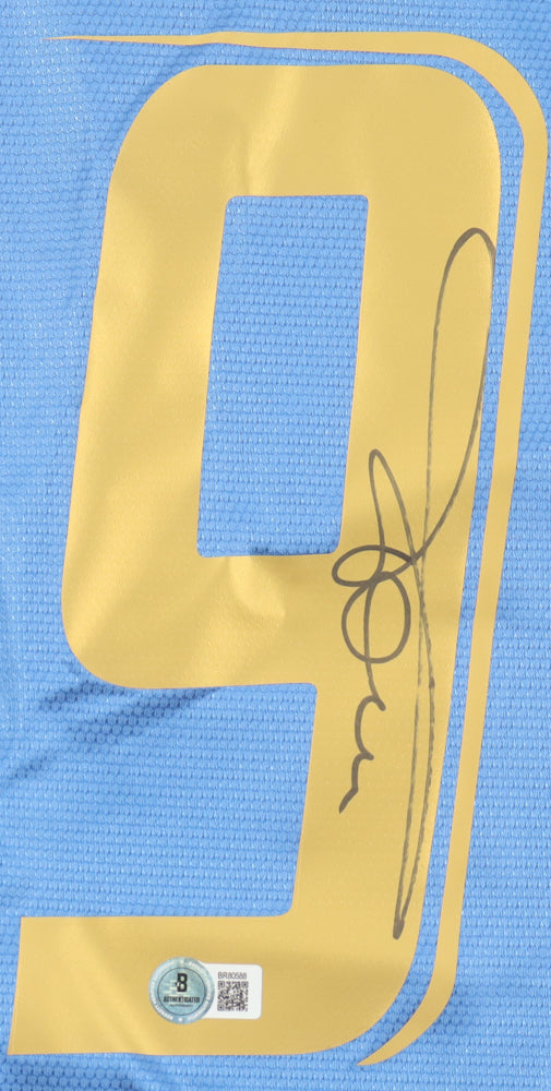 Luca Toni Signed Jersey (Beckett) Italy National Team