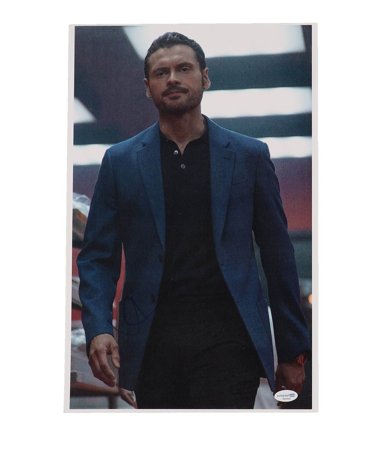 Adan Canto Signed (ACOA) "The Cleaning Lady" 11x17 Photo - Arman Morales