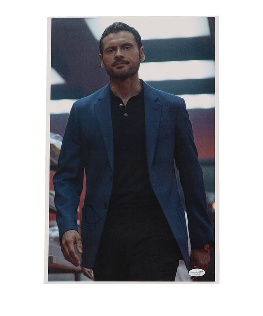 Adan Canto Signed (ACOA) "The Cleaning Lady" 11x17 Photo - Arman Morales