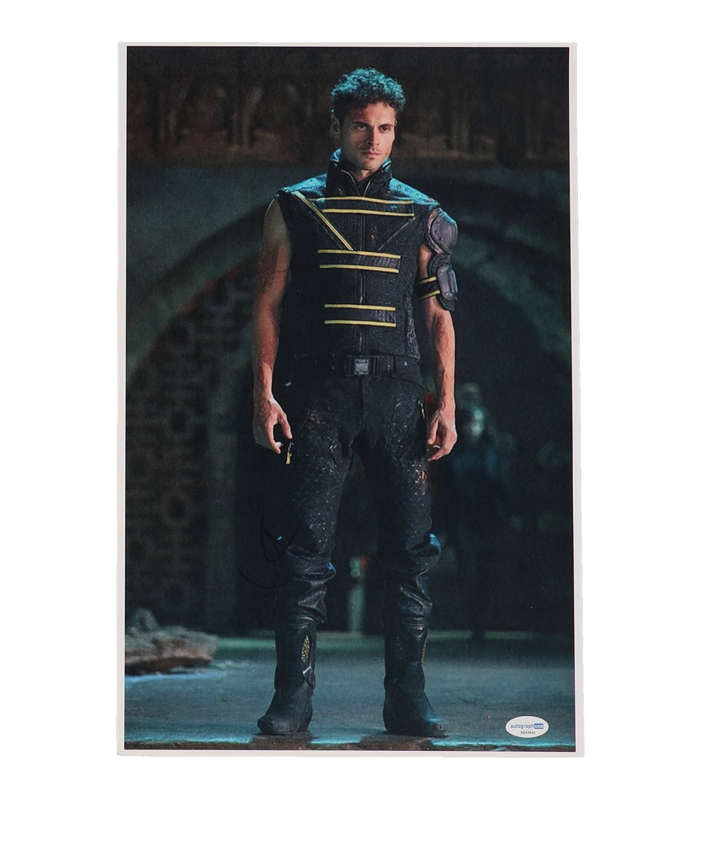 Adan Canto Signed (ACOA) "X-Men: Days of Future Past" 11x17 Photo - Sunspot