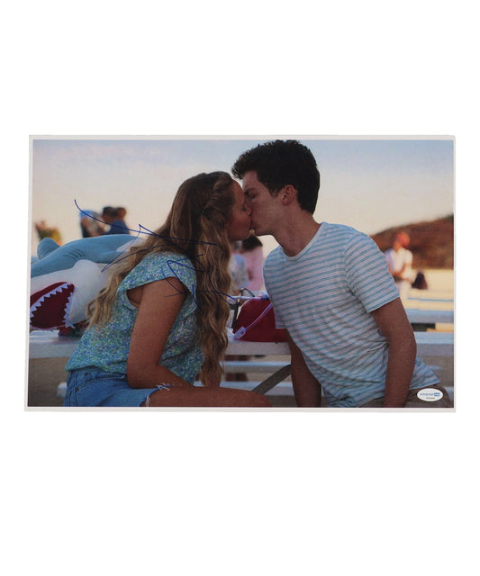 Andrew Barth Feldman Signed (ACOA) "No Hard Feelings" 11x17 Photo - Percy Becker