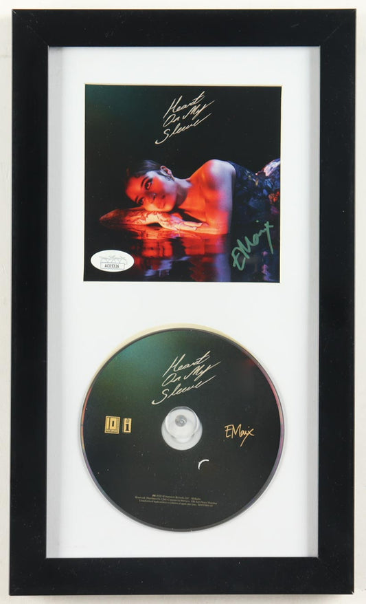 Ella Mai Signed (JSA) Custom Framed "Heart On My Sleeve" CD Album Insert Display With Disc