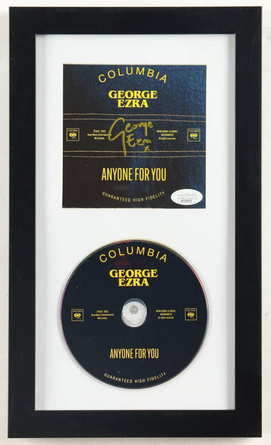 George Ezra Signed (JSA) Custom Framed "Anyone For You" CD Album Insert Display With Disc