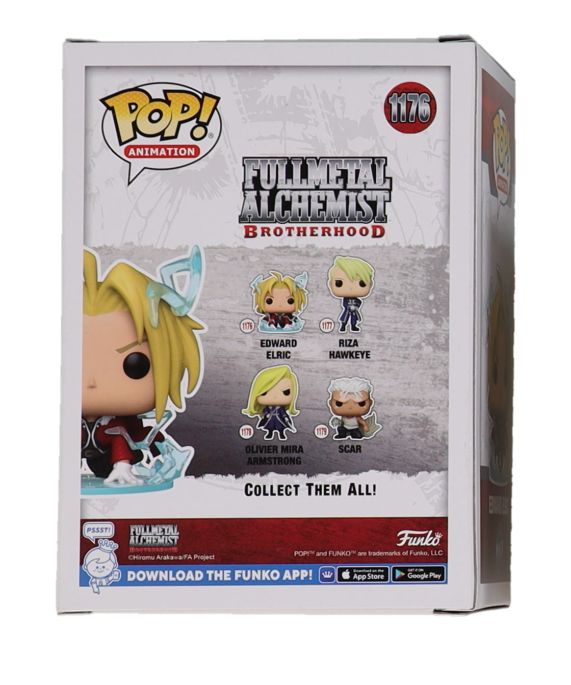 Vic Mignogna Signed (JSA) "Fullmetal Alchemist: Brotherhood" #1176 Edward Elric Funko Pop! Vinyl Figure - Voice of Edward Elric