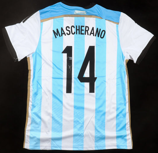 Javier Mascherano Signed Argentina Adidas Authentic Jersey (Beckett)