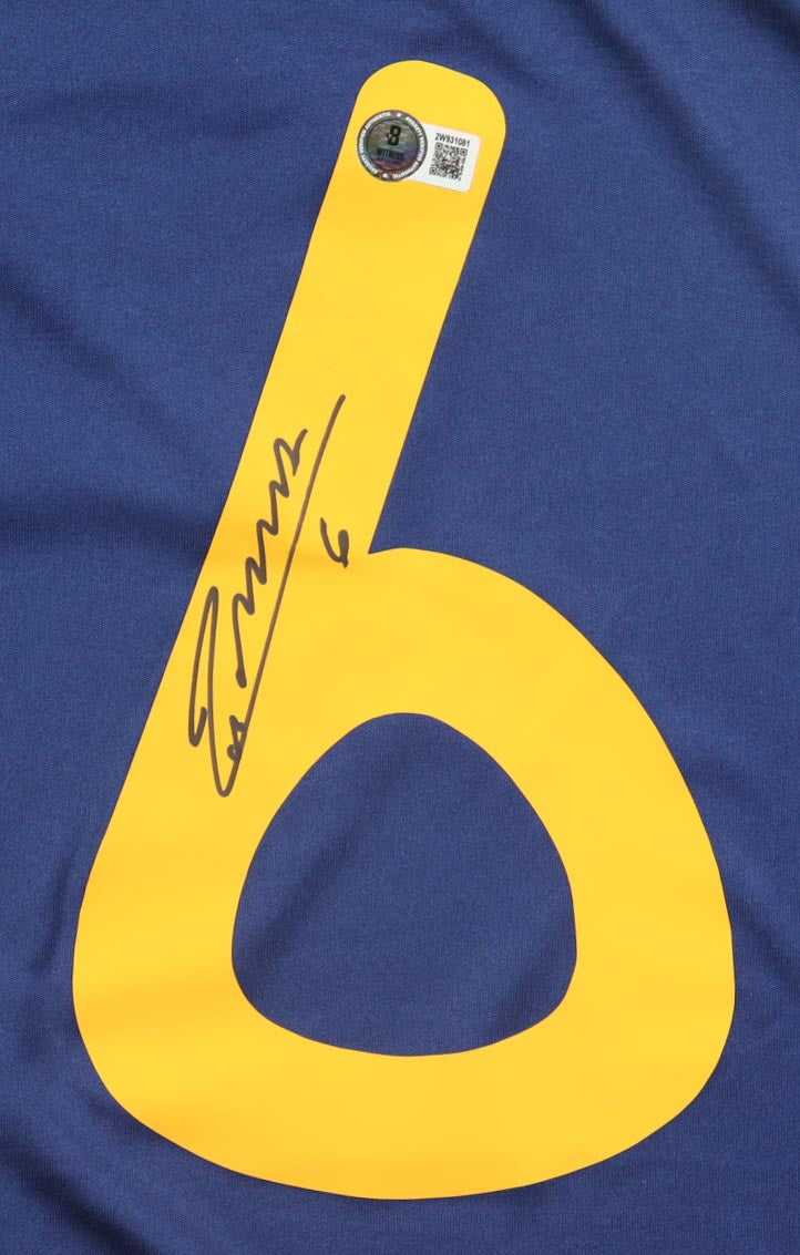 Andres Iniesta Signed (Beckett) Spain Nike Authentic Jersey - Beckett Witnessed