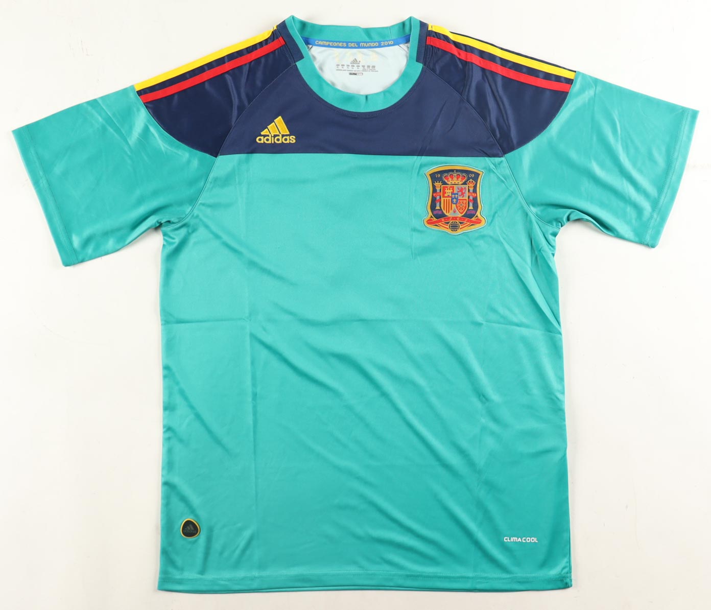 Iker Casillas Signed (Beckett) Spain Adidas Authentic Jersey - Beckett Witnessed
