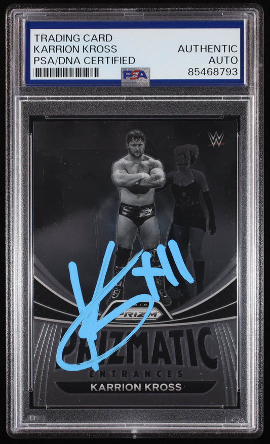 Karrion Kross Signed 2023 Panini Prizm WWE Prizmatic Entrances #6 (PSA | PSA Authentic) Autograph Graded PSA Authentic