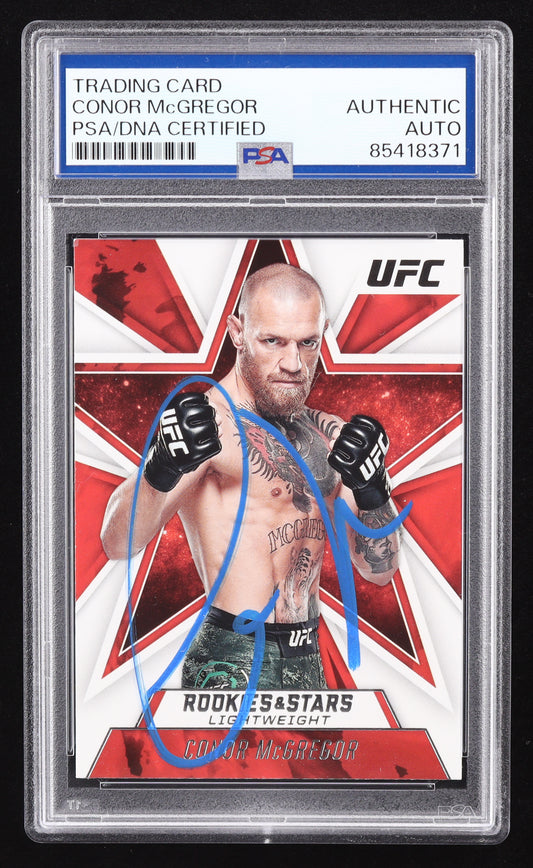 Conor McGregor Signed 2021 Rookies and Stars UFC #89 (PSA | Auto Grade PSA Authentic) Autograph Graded PSA Authentic