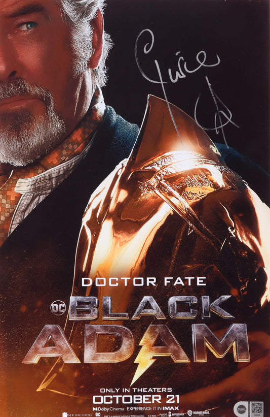 Pierce Brosnan Signed "Black Adam" 11x17 Photo (SWAU) Doctor Fate