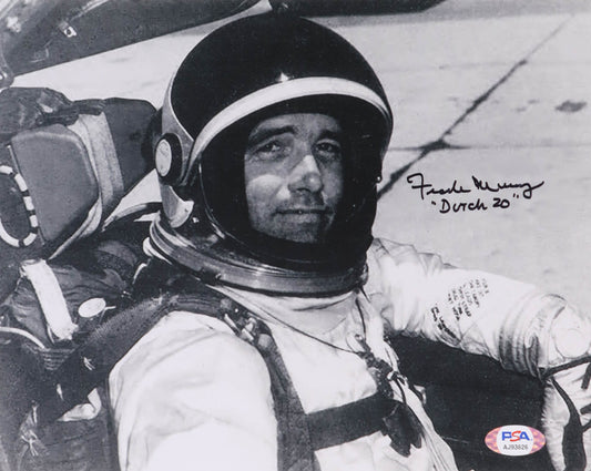 Frank Murray Signed (PSA) 8x10 Photo Inscribed "Dutch 20" - Oxcart Pilot CIA