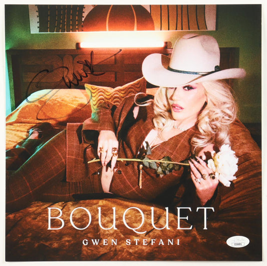 Gwen Stefani Signed (JSA) "Bouquet" Vinyl Record Album Insert