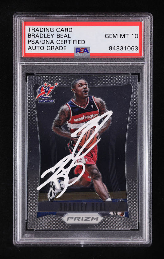 Bradley Beal Signed 2012-13 Panini Prizm #238 RC (PSA | Auto Grade PSA 10) Autograph Graded PSA 10 | Rookie Card