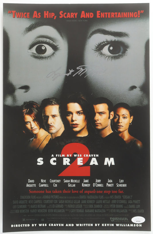 Lynn McRee Signed "Scream 2" 11x17 Photo (JSA) - Maureen Prescott