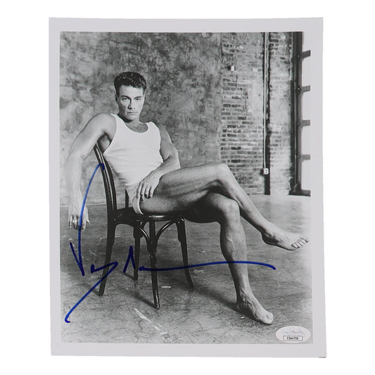Jean-Claude Van Damme Signed 8x10 Photo (JSA)