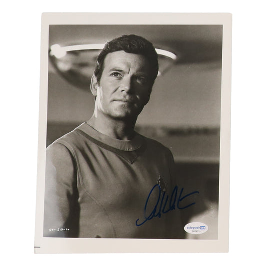 William Shatner Signed "Star Trek" 8x10 Photo (AutographCOA) - Captain James T. Kirk