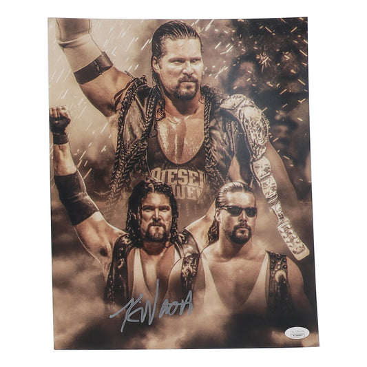 Kevin Nash Signed WWE 11x14 Photo (JSA) JSA Witnessed