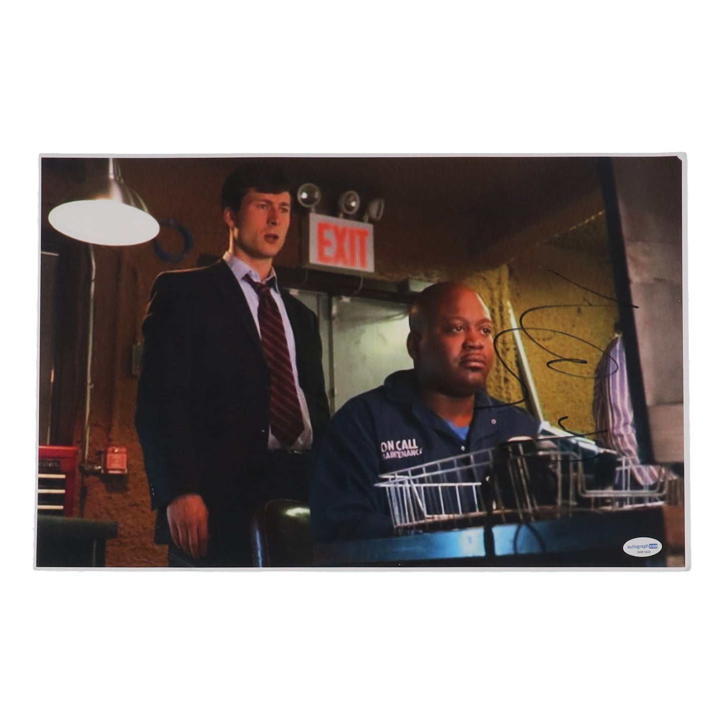 Tituss Burgess Signed "Set It Up" 11x17 Photo (ACOA) - Creepy Tim