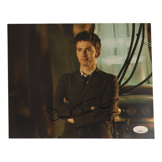David Tennant Signed (JSA) "Doctor Who" 8x10 Photo - Tenth Doctor