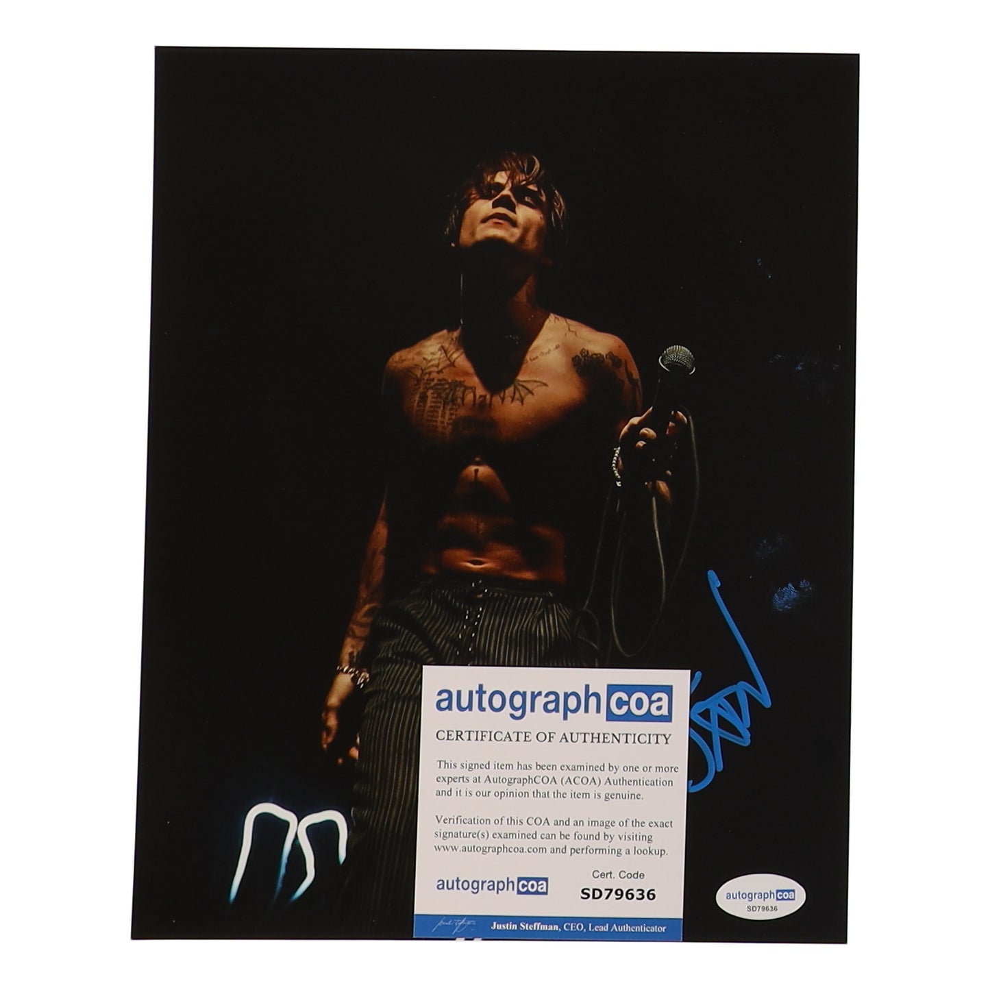 Jaden Hossler Signed 8x10 Photo (ACOA) - JXDN