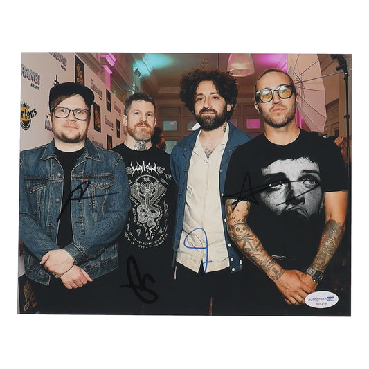 "Fall Out Boy" 8x10 Photo Band-Signed (ACOA) By Pete Wentz, Patrick Stump, Andy Hurley & Joe Trohman (ACOA)
