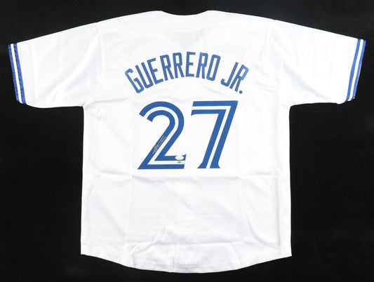 Vladimir Guerrero Jr. Signed Jersey (JSA & Leaf) - Toronto Blue Jays